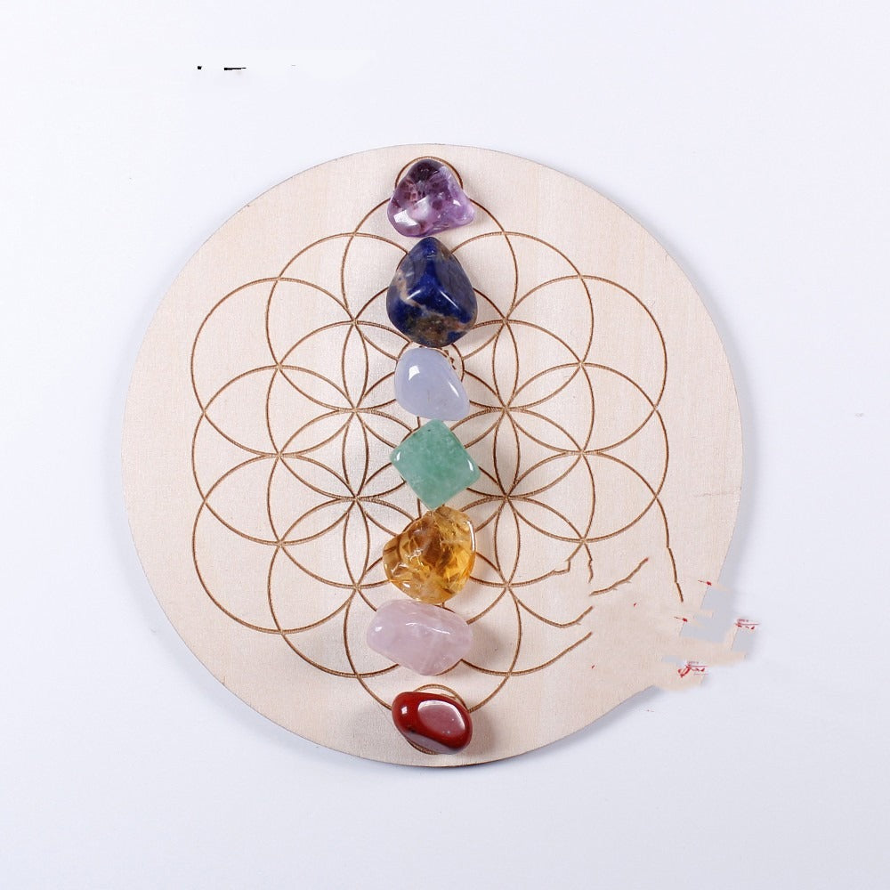 Natural Crystal Gemstone Yoga Set