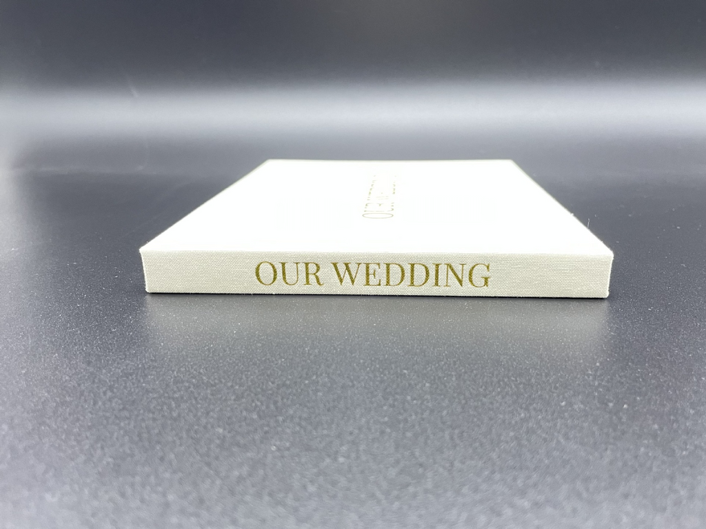 Linen Wedding Card